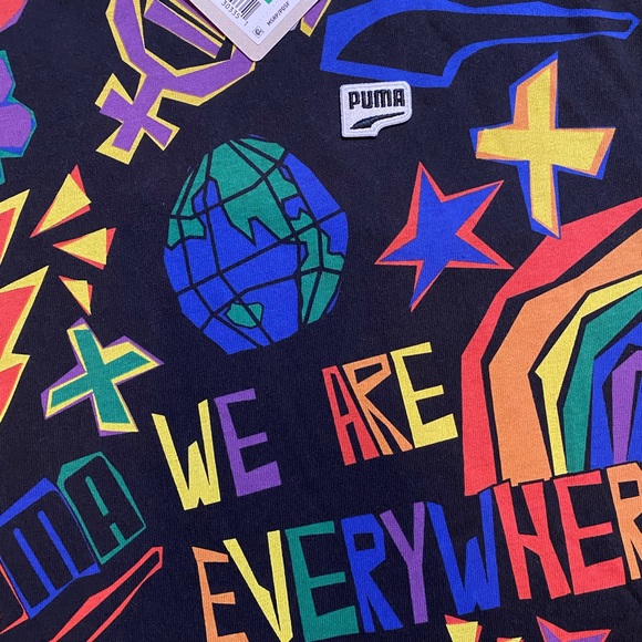 Puma Downtown Pride AOP Tee - Picture 6 of 6